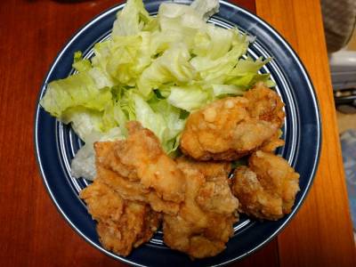 鶏のカリカリ塩から揚げ