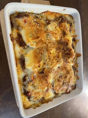 スパゲッティミートグラタン