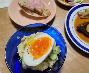 漬け玉ポテトサラダ