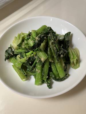 小松菜の炒めナムル