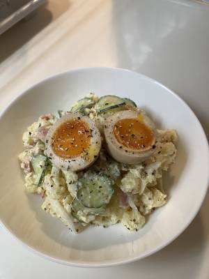 漬け玉ポテトサラダ