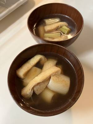 焼きねぎのスープ