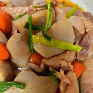 里芋と豚肉の煮っころがし