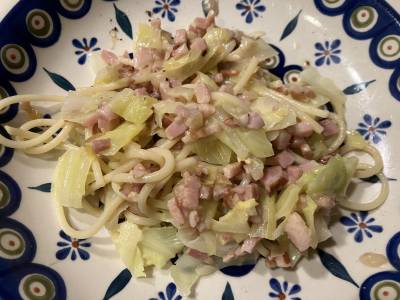 春キャベツのシンプルパスタ