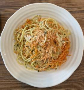 春にんじんどっさりパスタ