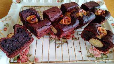 バナナたっぷりブラウニー