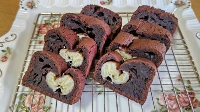 バナナたっぷりブラウニー