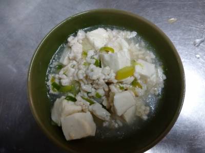 塩マーボー豆腐