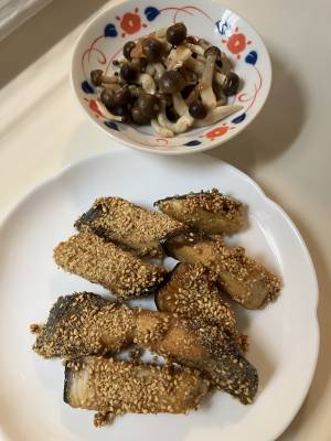 ぶりの甘辛ごま焼き弁当