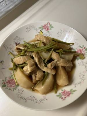 小かぶの炒め煮