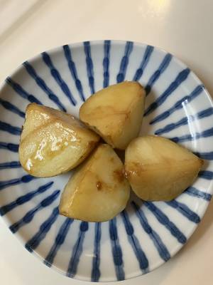 新じゃがのバターじょうゆ