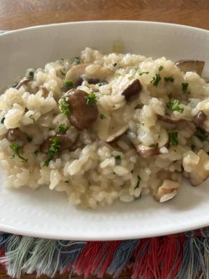 きのこのリゾット