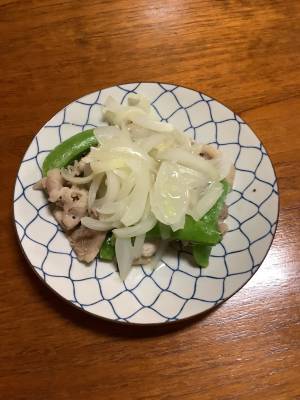 豚肉の新たま塩あんかけ
