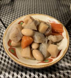 大豆と根菜のうま煮