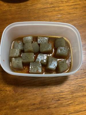 中国風こんにゃくのきんぴら