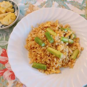 アスパラチャーハン