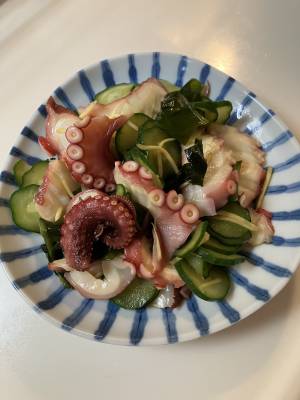 たこときゅうりの酢の物