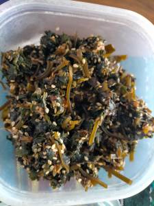 ふきの葉のつくだ煮