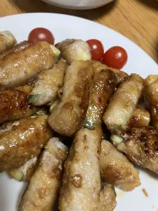 ズッキーニの肉巻き