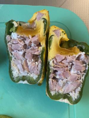 びっくりピーマンエッグ