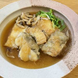 たらと厚揚げのおろし煮