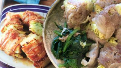 焦がしキャベツ豚ロール