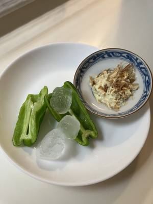 みんなで冷やしピーマン