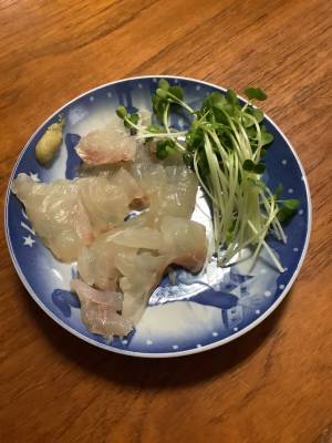 たいの昆布じめ