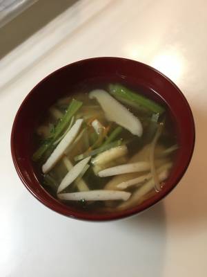 残り野菜のとろみ椀