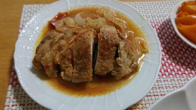 鶏肉のビネガー煮