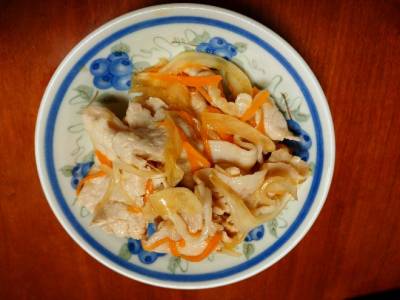 豚しゃぶのおひたし