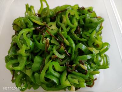 ピーマンの塩昆布漬け