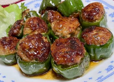 丸ごとピーマンシューマイ