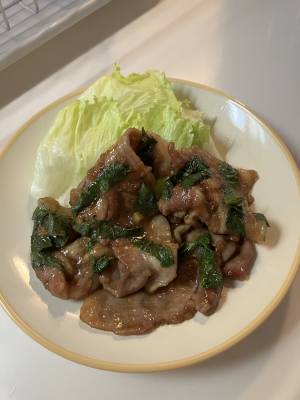 豚のしょうが焼き