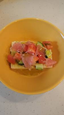 生ハム冷ややっこ