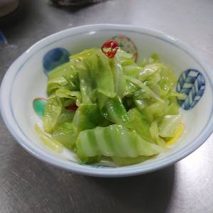 キャベツの南蛮酢