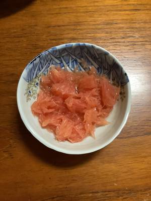 グレープフルーツの白ワインがけ