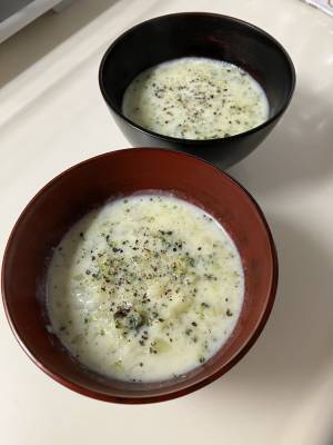 くずしブロッコリーのポタージュ