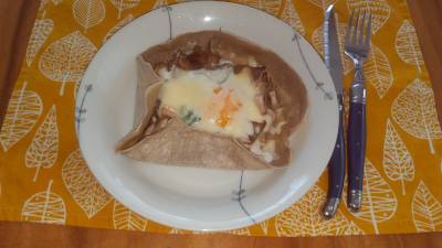 そば粉のガレット