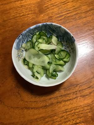 きゅうりと新しょうがのさわやか漬け