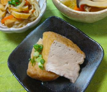 厚揚げの甘辛煮