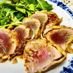 初がつおのあられ焼き