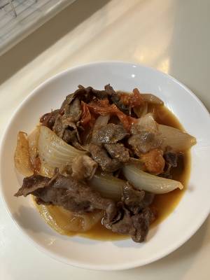 新たまのトマトすき煮