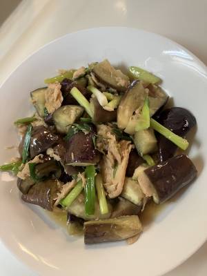 マーボーツナなす