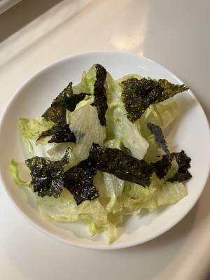 レタスのりサラダ