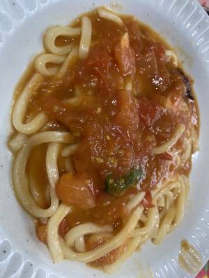 青じそトマトうどん