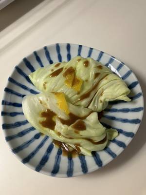 ごろっとキャベツの温サラダ