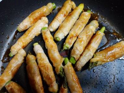 アスパラの牛肉巻き
