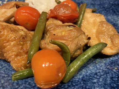 鶏もも肉の甘酢煮