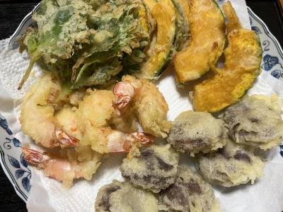 えびと野菜の天ぷら